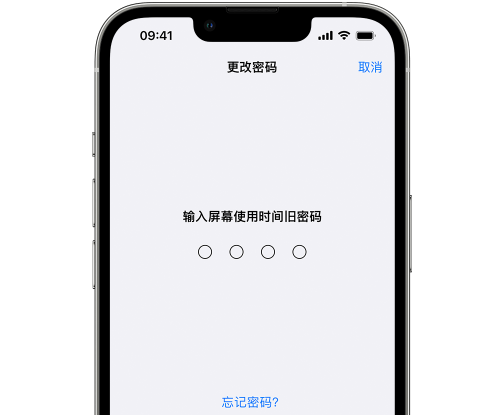 青湖路街道iPhone屏幕维修分享iPhone屏幕使用时间密码忘记了怎么办 