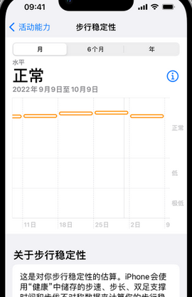 青湖路街道iPhone手机维修如何在iPhone开启'步行稳定性通知'