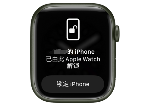 青湖路街道苹果手机维修分享用 AppleWatch 解锁配备面容 ID 的 iPhone方法 