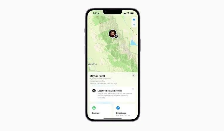 青湖路街道苹果14维修分享iPhone14系列中 FindMy功能通过卫星分享位置方法教程 