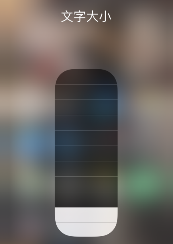 青湖路街道苹果手机维修分享小技巧：在 iPhone 控制中心快速调节字体大小 