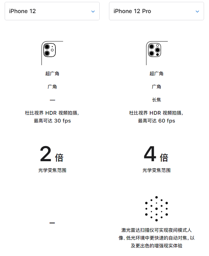 青湖路街道苹果手机维修分享苹果 iPhone 12 与 iPhone 12 Pro 选哪款 